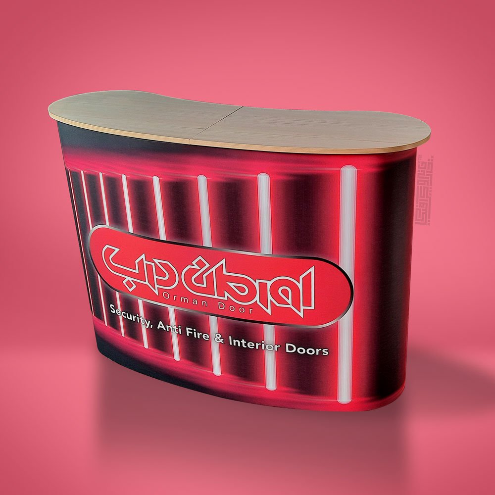 میز کانتر نمایشگاهی دو نفره