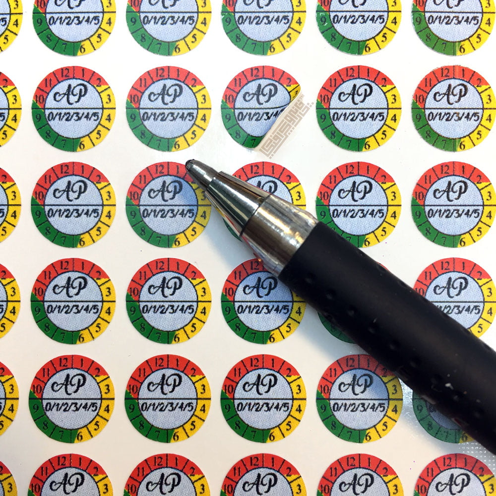 چاپ لیبل گچی (خرد شونده)