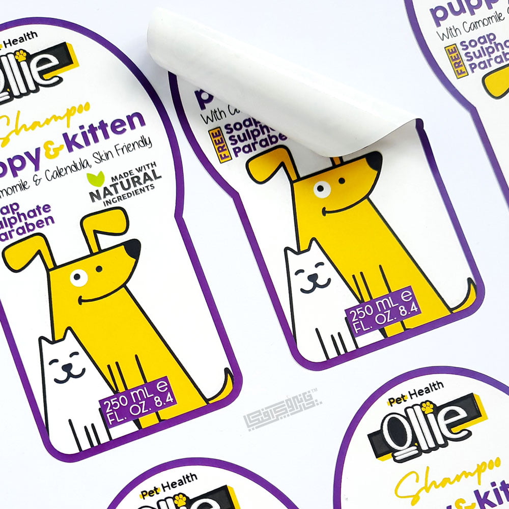 چاپ لیبل کاغذی