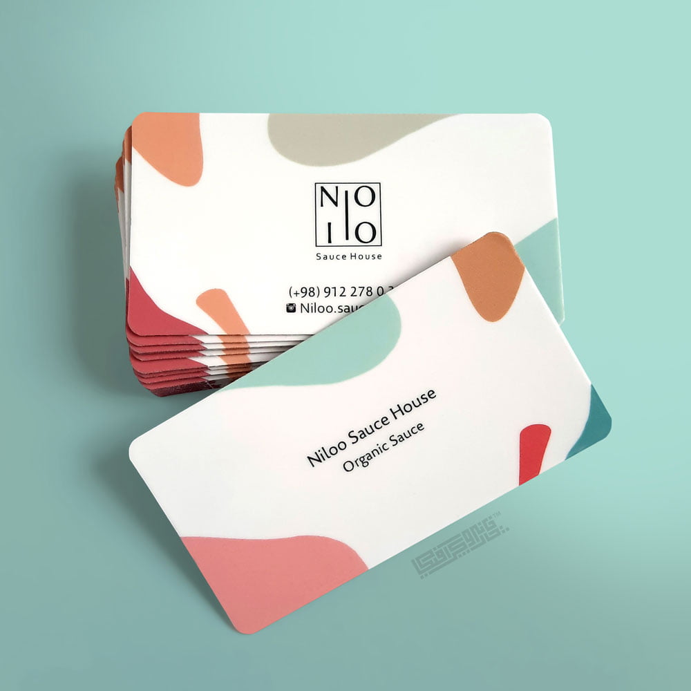 کارت ویزیت لمینت مات